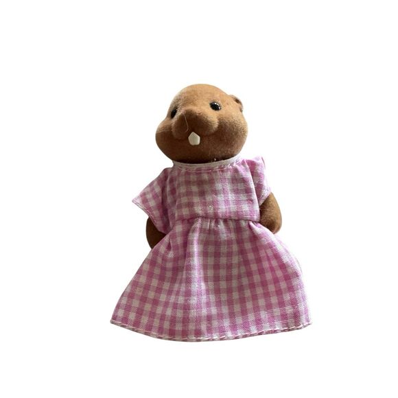 Vintage Sylvanian Families Calico Critters Babblebrook Beaver - Picture 1 of 3
